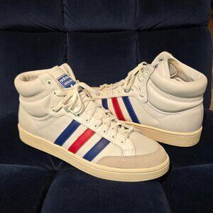 Adidas Americana Hi White Collegiate Royal Scarlet Men's Size 11 US